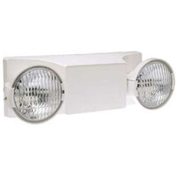 Dual-Lite EZ-2-V 5.4W PAR 36 Dual Emergency Light, with Voltmeter, White Finish