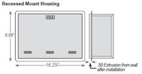 Dual-Lite LPS35-R 35W Central Lighting Micro Inverter, Recessed Wall Mount