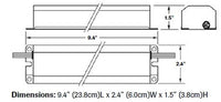 Dual-Lite UFO-3AW 32W-40W (2ft. - 4ft.) T8, T10, or T12 Fluorescent Emergency Battery Pack, 350-450 Lumens