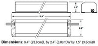 Dual-Lite UFO-4W 32W-40W (2ft. - 4ft.) T8, T10, or T12 Fluorescent Emergency Battery Pack, 500-600 Lumens