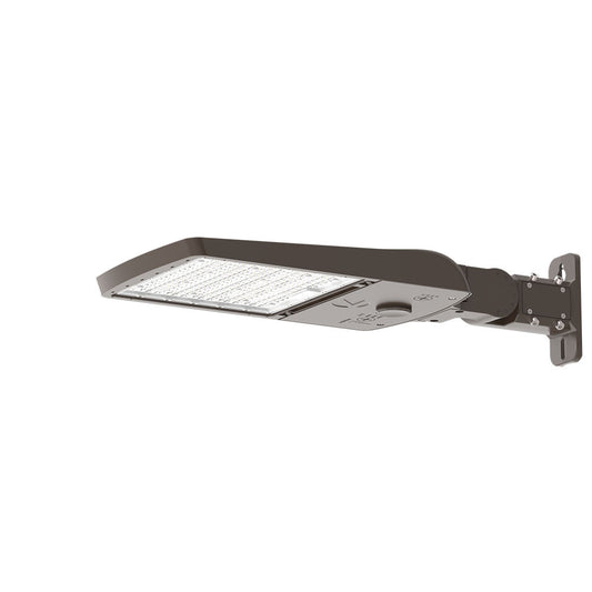 EAX LED Area Size 1,Adjustable light output,Switchable CCT- 3000K, 4000K, and 5000K,Switchable optics,120-347V,Less mount,Dark bronze finish