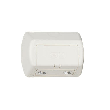 Surface, Wall or Ceiling, Black, 2 LEDs, 5000K, 6W, 622 lumens