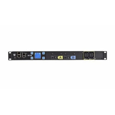Metered Input Rack PDU, 24 A, Vertical, 0U, 42-Outlet, 1, 200/240 V, 10 ft., Black, 5.76 kW, LxWxH: 66.5 x 2.05 x 2.1 in., 50/60 Hz, 0 to 60 C - EMI104-10