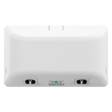 LED Emergency Light, 2 Lamp Heads, 248 Lumens Per head, Wall Mount, 120/277V 4W, White Housing