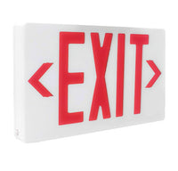 LED Compact Exit Signs - Commercial Surface Mounted Exit Fixtures - Choose Your Letter and Housing Color