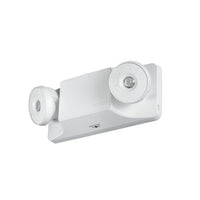 LED Emergency Light, Black Finish, Spectron Self-Test/Self-Diagnostic, Damp Location