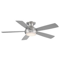 Odyssey Flush 52in. in Brushed Nickel With Luminaire