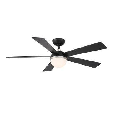 Eclipse in Brushed Nickel/Matte Black With Luminaire