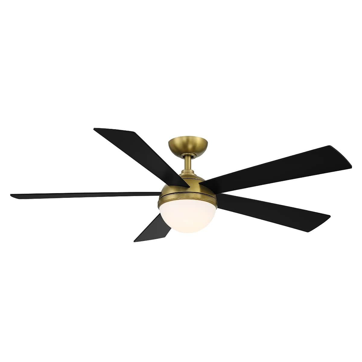 Eclipse in Soft Brass/Matte White With Luminaire