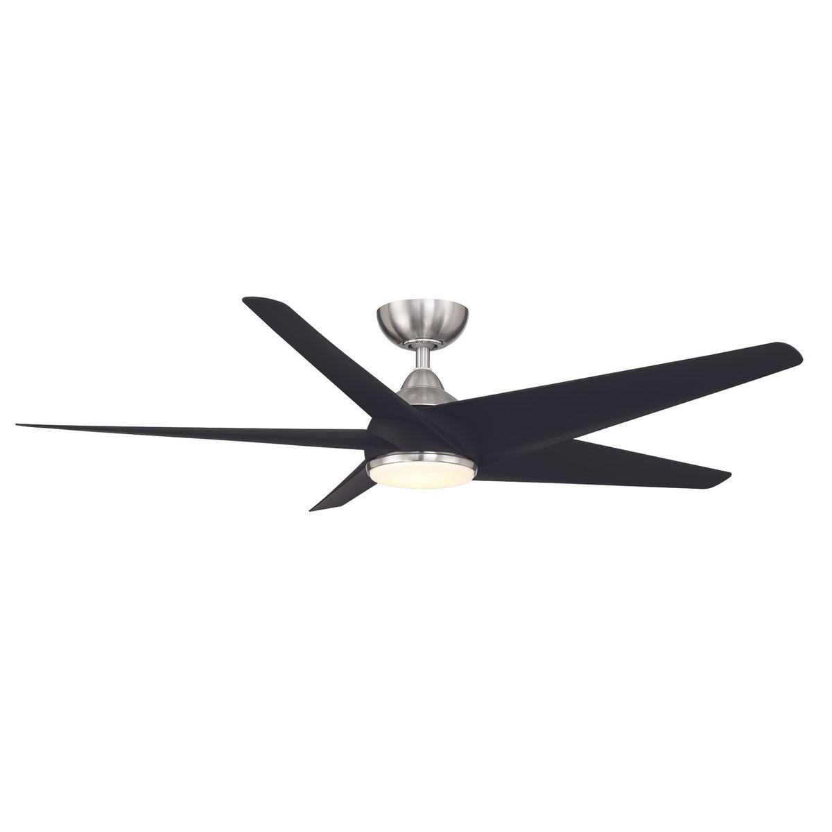 Viper in Brushed Nickel/Matte Black With Luminaire