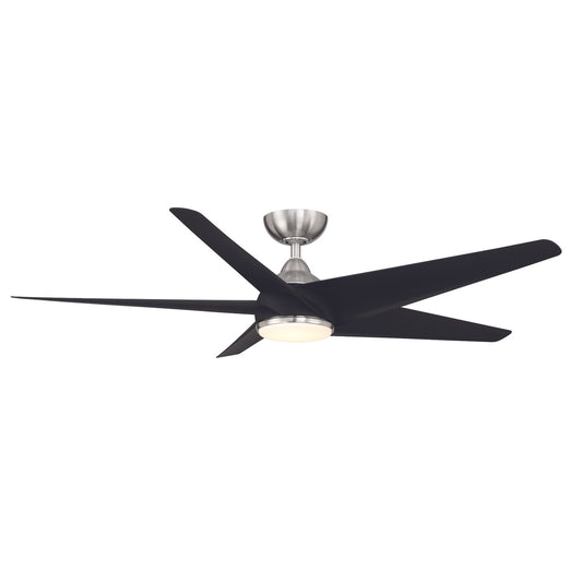 Viper in Brushed Nickel/Matte Black With Luminaire