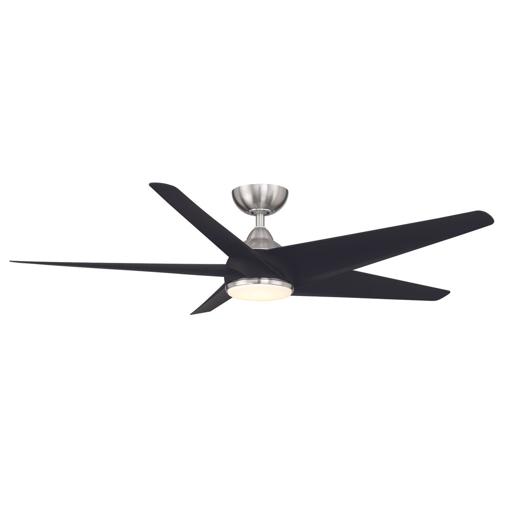 Viper in Brushed Nickel/Matte Black With Luminaire