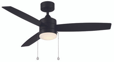 Atlantis in Matte Black With Luminaire