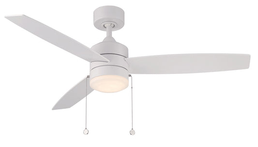 Atlantis in Matte White With Luminaire