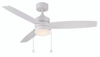 Atlantis in Matte White With Luminaire