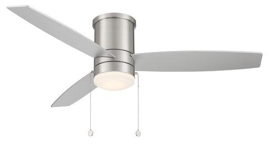 Atlantis Flush in Brushed Nickel With Luminaire