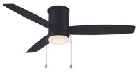 Atlantis Flush in Matte Black With Luminaire