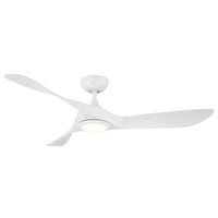 Swirl in Matte White With Luminaire