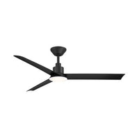 FLAIR 56in. in Matte Black With Luminaire
