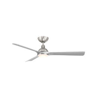 GAGE 52in. in Brushed Nickel/Silver with Luminaire