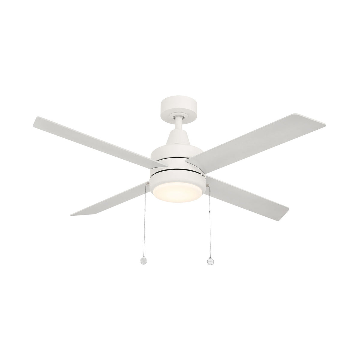 Quade in Matte White With Luminaire