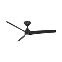 NOVELLE 52 in Matte Black with Luminaire