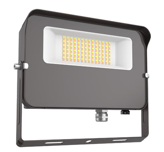LED Landscape Floods - 150W - 19,500 Lumens - 5000K Daylight - 120-277V - Trunnion Mount - Integrated Photocell