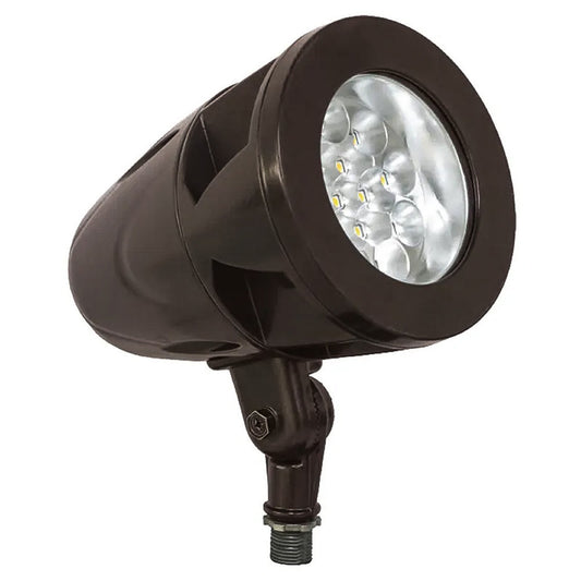 84 Watt LED Flagpole Light 25 Degree Spot with Knuckle Mount Integrated LED - 9000 Lumens - 5000K Daylight - 120-277V
