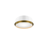 SALVO 12IN FLUSH MOUNT 4CCT 2700K