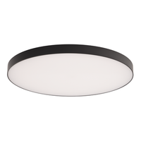 EDGELESS FLUSH MOUNT 12IN RND 5CCT BK