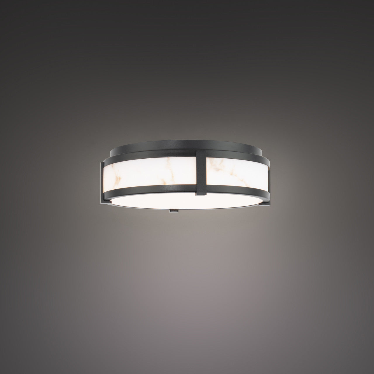 Constantine 18in. LED Flush Mount Light 3000K in Black