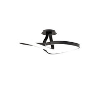 Mobius 24in. LED Flush Mount Light 3000K in Black