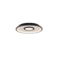 Pinpoint 15in. LED Flush Mount Light 4000K in Black - FM-37416-40-BK