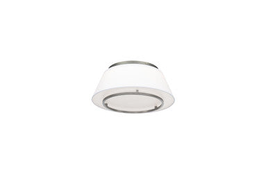 HAILEY 16in. LED Semi-Flush Mount Light 3000K in Brushed Nickel