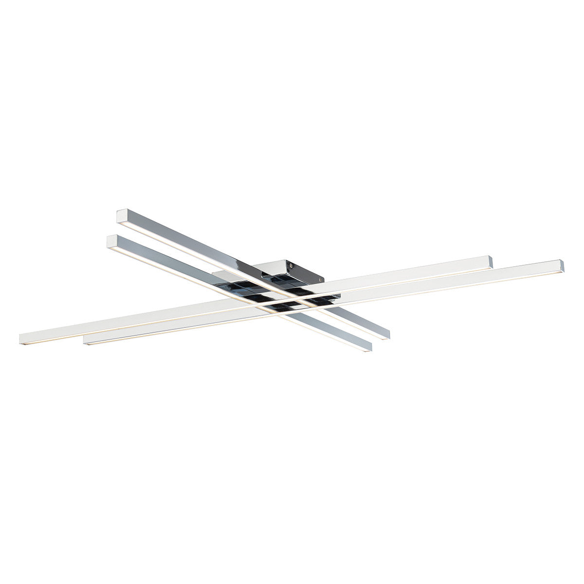 PARALLAX 42in. LED Flush Mount Light 2700K/3000K/3500K in Chrome