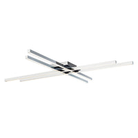 PARALLAX 42in. LED Flush Mount Light 2700K/3000K/3500K in Chrome