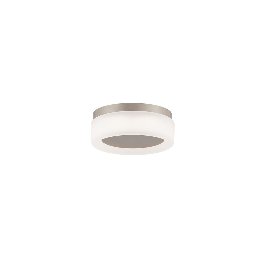 Bonham 8 in. LED Flush Mount Light 4000K in Brushed Nickel
