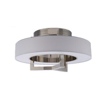 Madison 16in. LED Semi-Flush Mount Light 3000K in Brushed Nickel