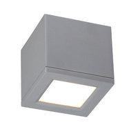 RUBIX 5in. LED Outdoor Flush Mount Light 3000K in Graphite