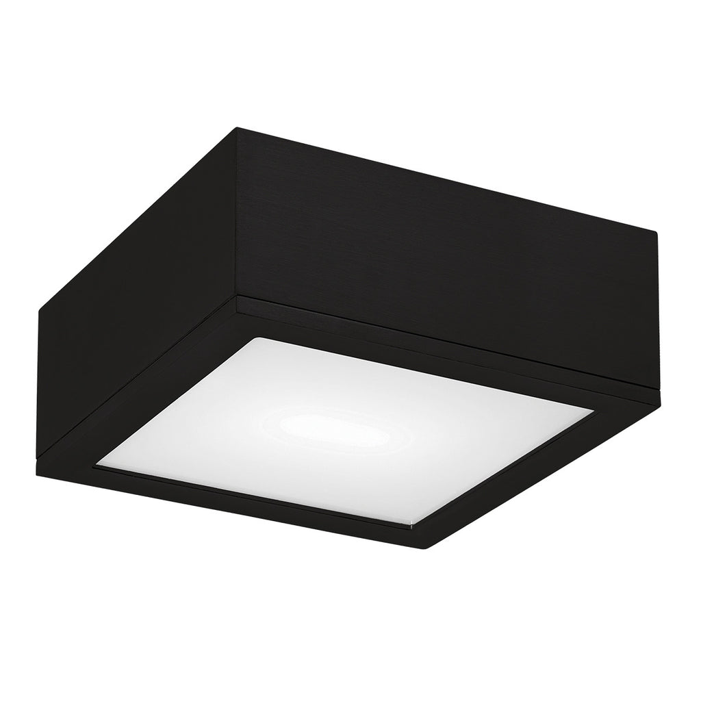 RUBIX 10in. LED Outdoor Flush Mount Light 3000K in Black