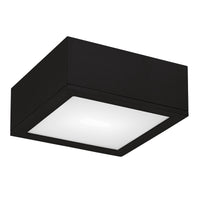 RUBIX 10in. LED Outdoor Flush Mount Light 3000K in Black