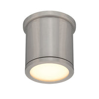 TUBE 5in. LED Outdoor Flush Mount Light 3000K in Brushed Aluminum