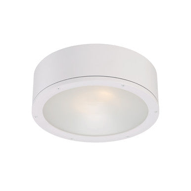TUBE 12in. LED Outdoor Flush Mount Light 3000K in White