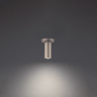 Caliber 7in. LED Outdoor Flush Mount Light 3000K in Brushed Aluminum