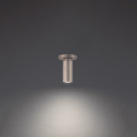 Caliber 7in. LED Outdoor Flush Mount Light 3000K in Brushed Aluminum