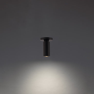 Caliber 7in. LED Outdoor Flush Mount Light 3000K in Black