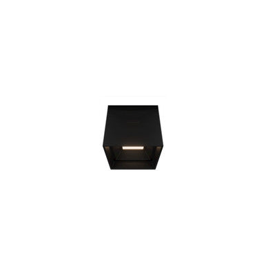 DOWNTOWN 3in. OUTDOOR FLUSH MOUNT 3500K - FM-W47203-35-BK