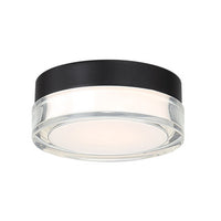 DOT 6in. LED Flush Mount Light 3000K in Black