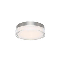 DOT 9in. LED Flush Mount Light 3000K in Stainless Steel