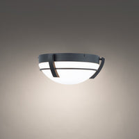 Bradbury 16in. LED Outdoor Flush Mount Light 3000K/3500K/4000K in Black